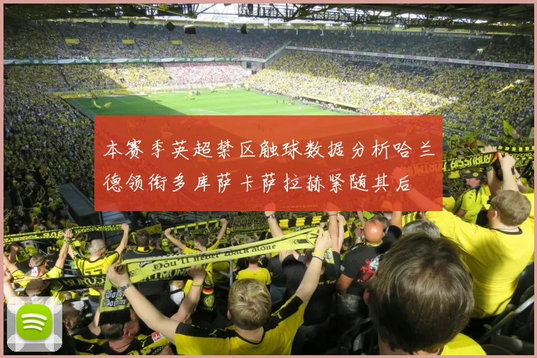 本赛季英超禁区触球数据分析哈兰德领衔多库萨卡萨拉赫紧随其后