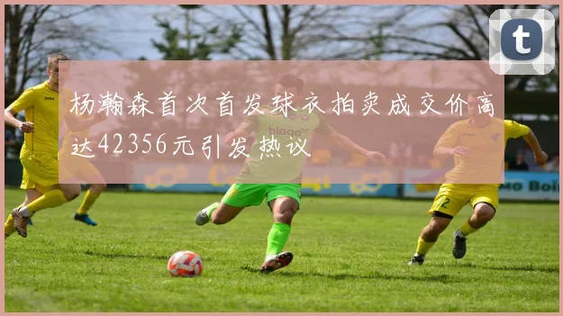 杨瀚森首次首发球衣拍卖成交价高达42356元引发热议